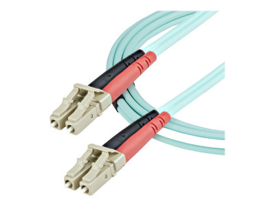 Startech : 1M 10GB AQUAMULTIMODE 50/125 DU PLEX FIBER PATCH cable LC/LC