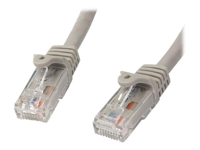 Startech : 2M CAT6 GRAY SNAGLESS GIGABIT ETHERNET RJ45 cable MALE TO MALE