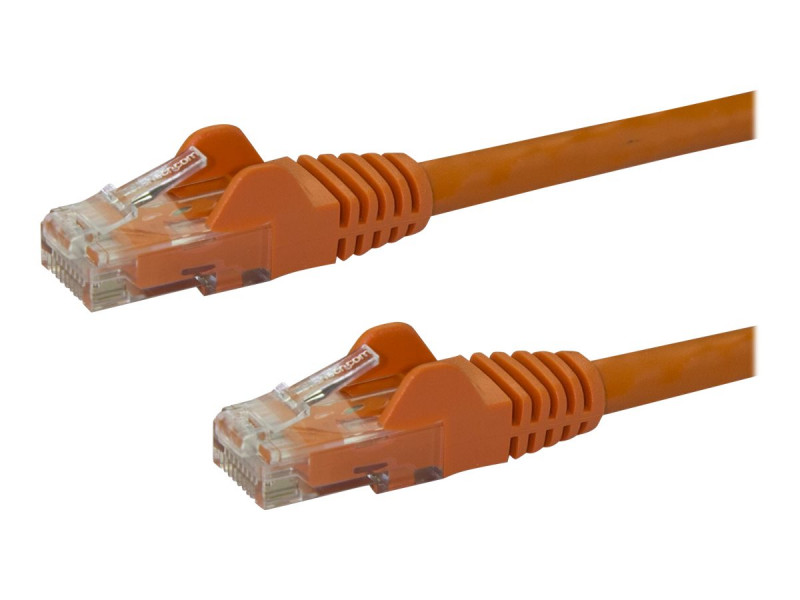 Startech : 2M CAT6 ORANGE SNAGLESS GIGABIT ETHERNET RJ45 cable MALE TO MALE