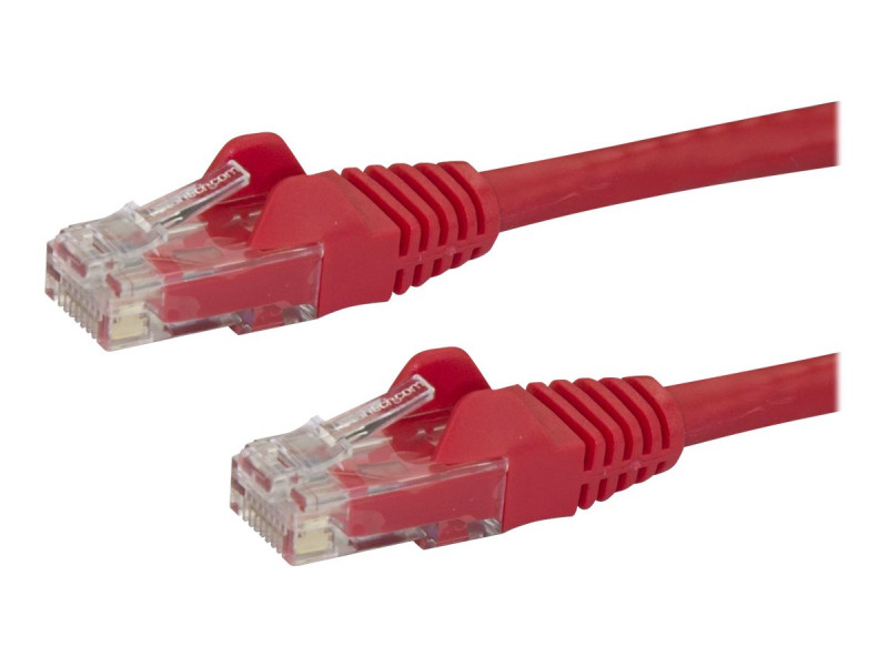 Startech : 2M CAT6 RED SNAGLESS GIGABIT ETHERNET RJ45 cable MALE TO MALE