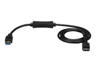 Startech.com USB2SATAIDE Câble adaptateur / Convertisseur USB 2.0 vers disque  dur SATA / IDE de 2,5 / 3,5 pouces - Noir (USB2SATAIDE)