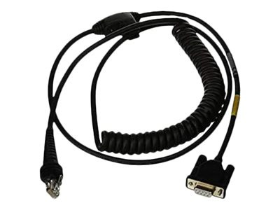 Handheld : RS232C 12V SIGNAL BLK DB9 FEMAL 3M COILED 5V EXTERNAL POWER