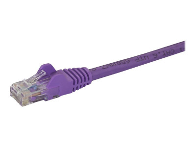 Startech : 2M CAT6 PURPLE SNAGLESS GIGABIT ETHERNET RJ45 cable MALE TO MALE