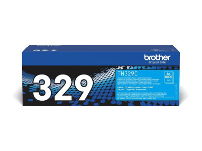 Brother TN-329C Cartouche toner Cyan pour HL-L8350CDW 6000 pages