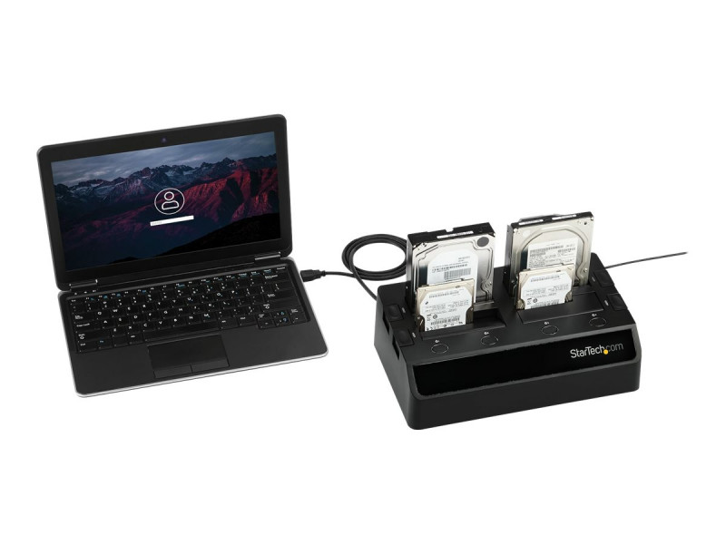 Startech : STATION D ACCUEIL USB 3.0 4X disque DUR SATA III de 2 5/3 5