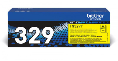 Brother TN-329Y Toner Cartouche Jaune pour HL-L8350CDW 6000 pages