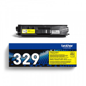 Brother TN-329Y Toner Cartouche Jaune pour HL-L8350CDW 6000 pages