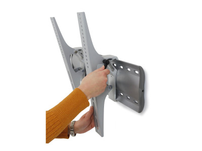 Ergotron : TILTING WALL MOUNT LARGE DISPLAY TM CLEAR ANODIZED
