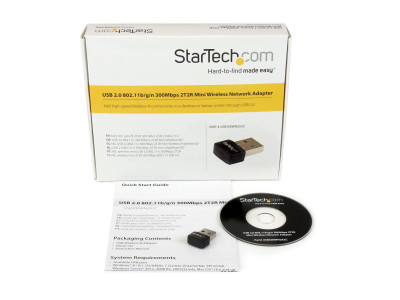 Startech : ADAPTATEUR USB 2.0 RESEAU SANS FIL N 300MB/S - CLE USB WIFI