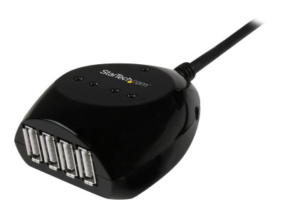 Startech : CABLE USB 2.0 ACTIF de 15 M avec HUB USB @ 4 PORTS - NOIR