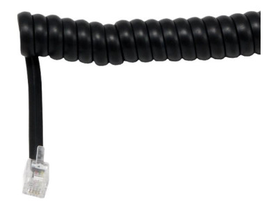 MCL Samar : RJ09 4/4 MODULAR CORD pour HANDSET (HAIRSPRING TYPE)-2.10M