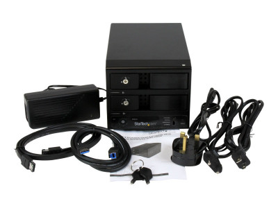 Startech : BOITIER USB 3.0 / ESATA 2X HDD SATA 3.5 - UASP et SATA 6GB/S