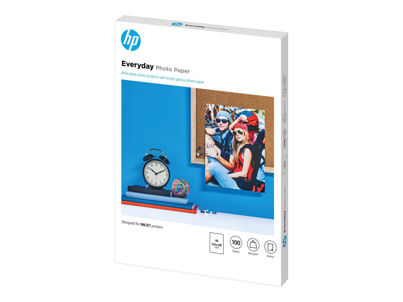 HP : PAPIER Photo HP SEMI-GLACE 170 G/M A4 100 FEUILLES