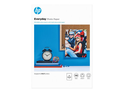 HP : PAPIER Photo HP SEMI-GLACE 170 G/M A4 100 FEUILLES