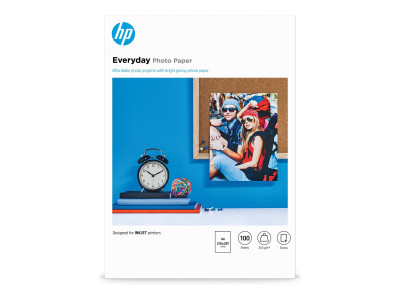 HP : PAPIER Photo HP SEMI-GLACE 170 G/M A4 100 FEUILLES