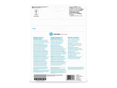 HP : PAPIER Photo HP SEMI-GLACE 170 G/M A4 100 FEUILLES