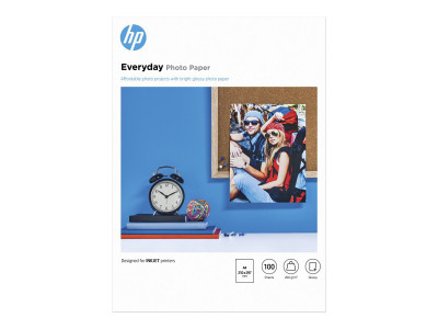 HP : PAPIER Photo HP SEMI-GLACE 170 G/M A4 100 FEUILLES