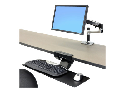 Ergotron : NEO-FLEX UNDERDESK KEYBOARD ARM .