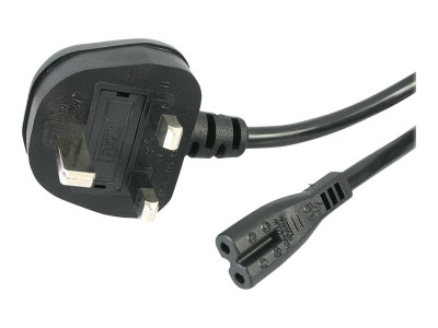 Startech : CORDON ALIMENTATION BIPOLAIRE BS1363 VERS IEC 320 C7 de 1M