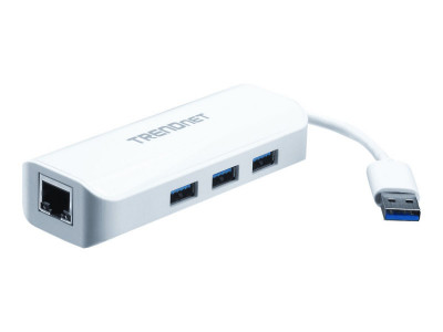 TrendNet : USB 3.0 TO GB ETHERNET ADAP. + USB HUB
