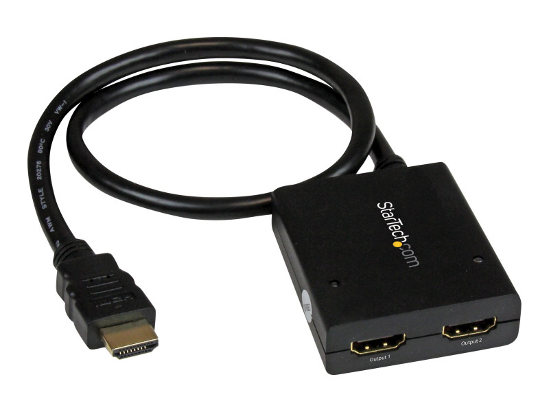 Startech : REPARTITEUR / SPLITTER VIDEO HDMI 4K @ 2 PORTS ALIM. PAR USB