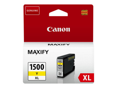 Canon : Cartouche Encre PGI-1500XL Jaune