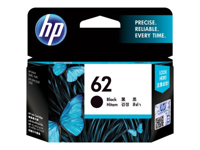 HP : Cartouche Encre 62 Noir BLACK 62