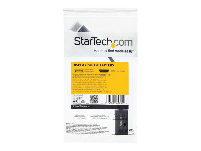 Startech : ADAPTATEUR / CONVERTISSEUR DISPLAYPORT 1.2 VERS HDMI 4K M pour