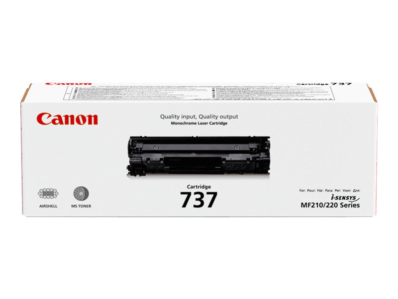 Canon : cartouche toner 737 (Noir 2400 pages)