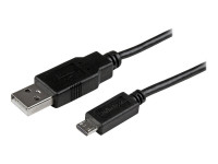 Startech : CABLE CHARGE / SYNCHRONISATION USB A A MICRO B MINCE 15CM NOIR Startech : CABLE CHARGE / SYNCHRONISATION USB A A MICRO B MINCE 15CM NOIR