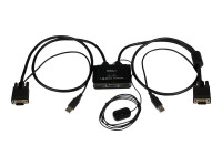 Startech : COMMUTATEUR / SWITCH KVM USB VGA A 2 PORTS avec CABLES KVM Startech : COMMUTATEUR / SWITCH KVM USB VGA A 2 PORTS avec CABLES KVM