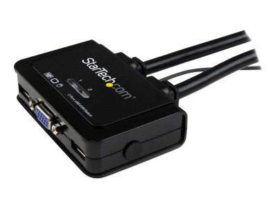 Startech : COMMUTATEUR / SWITCH KVM USB VGA A 2 PORTS avec CABLES KVM