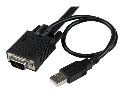 Startech : COMMUTATEUR / SWITCH KVM USB VGA A 2 PORTS avec CABLES KVM