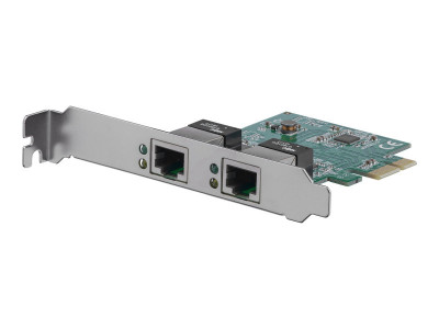 Startech : CARTE RESEAU / ADAPTATEUR PCIE 2 PORTS GIGABIT ETHERNET RJ45