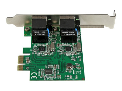 Startech : CARTE RESEAU / ADAPTATEUR PCIE 2 PORTS GIGABIT ETHERNET RJ45