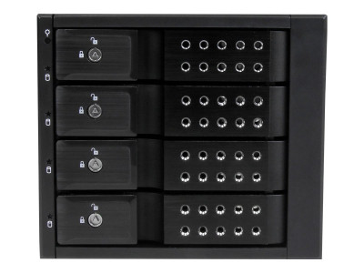 Startech : RACK AMOVIBLE / BACKPLANE 4X HDD SAS II / SATA III de 3 5