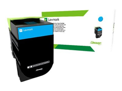 Lexmark : CORPORATE cartouche toner 802XCE Cyan 4K PGS F CX510