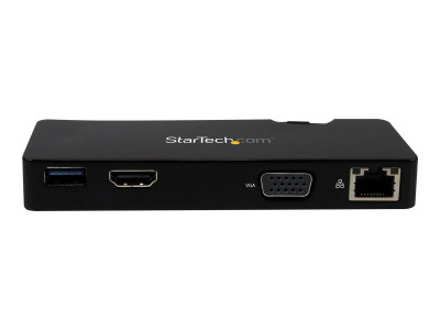 Startech : MINI STATION D ACCUEIL USB 3.0 avec HDMI OU VGA GBE et USB 3.0