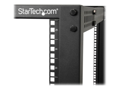 Startech : RACK de SERVEUR REGLABLE 25U A CADRE OUVERT 4 MONTANTS (31.58kg)