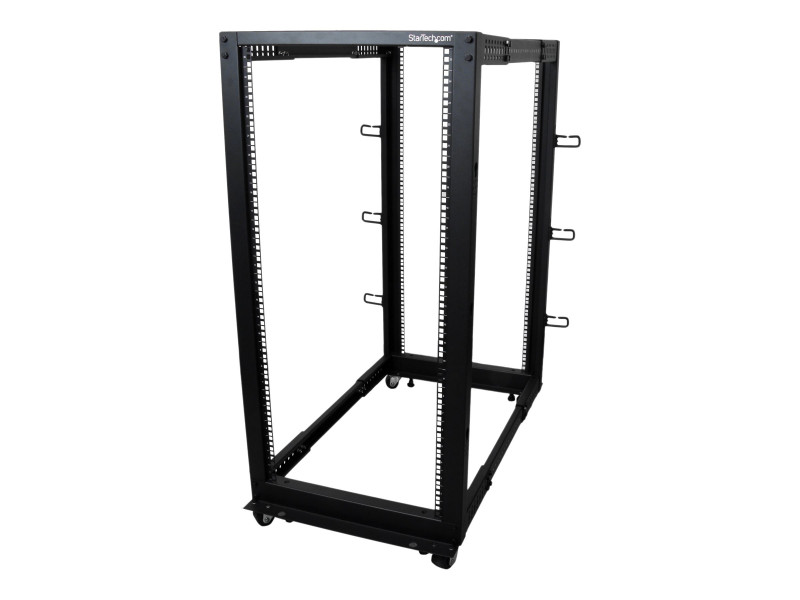 Startech : RACK de SERVEUR REGLABLE 25U A CADRE OUVERT 4 MONTANTS (31.58kg)