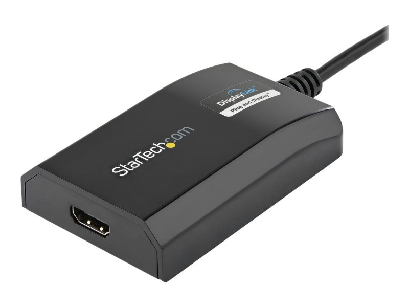 USB32HDES, StarTech.com StarTech.com Adaptateur USB vers HDMI - Carte  graphique externe - USB 3.0 - Slim - 1080p - Adaptateur multi-écrans