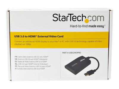 Startech : ADAPTATEUR USB 3.0 VERS HDMI pour MAC/PC - HD 1080P M pour