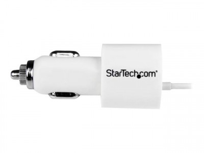 Startech : CHARGEUR ADAPTATEUR / ALLUME CIGARE 2 PORTS - LIGHTNING / USB