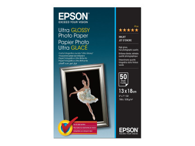 Epson : ULTRA GLOSSY Photo papier 13X18 R200/R300/R320/R800/RX425/RX500