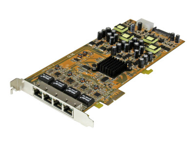 Startech : CARTE RESEAU PCI EXPRESS A 4 PORTS GIGABIT POE - NIC PCIE