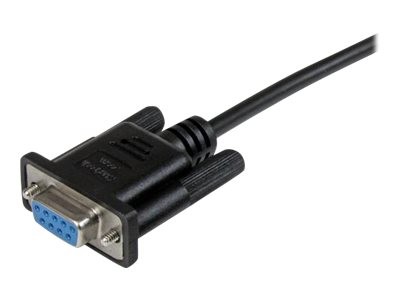 StarTech.com Câble null modem série DB9 RS232 de 1m Noir