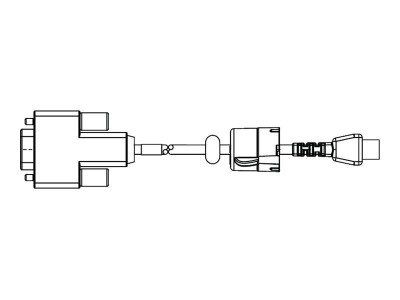 Zebra : ZEBRA QLN SERIAL cable PC-DB9 .