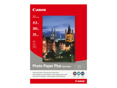 Canon : PAPER Photo SG201 A3 20SH SEMI-GLOSSY SG-201 BJ MEDIA