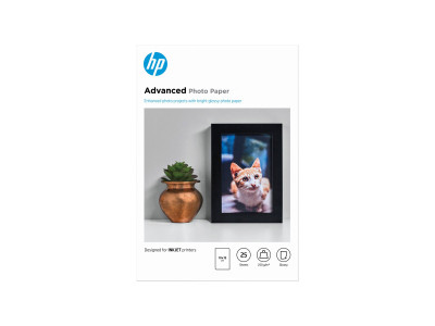 HP : HP ADV GLOSSY Photo papier 250G 10X15 BORDERLESS 25SH