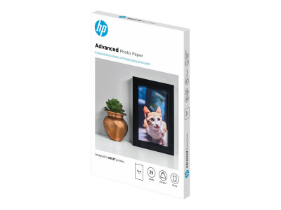 HP : HP ADV GLOSSY Photo papier 250G 10X15 BORDERLESS 25SH